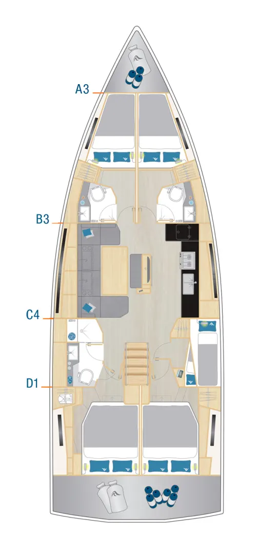 Deck plan