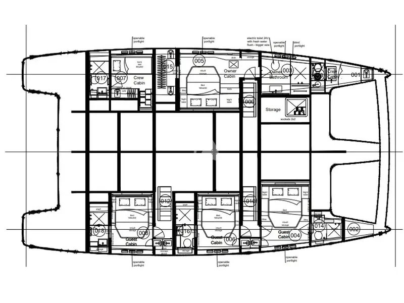 Deck plan