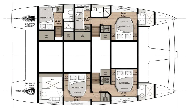 Deck plan