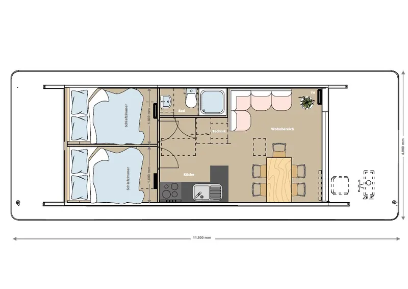 Deck plan